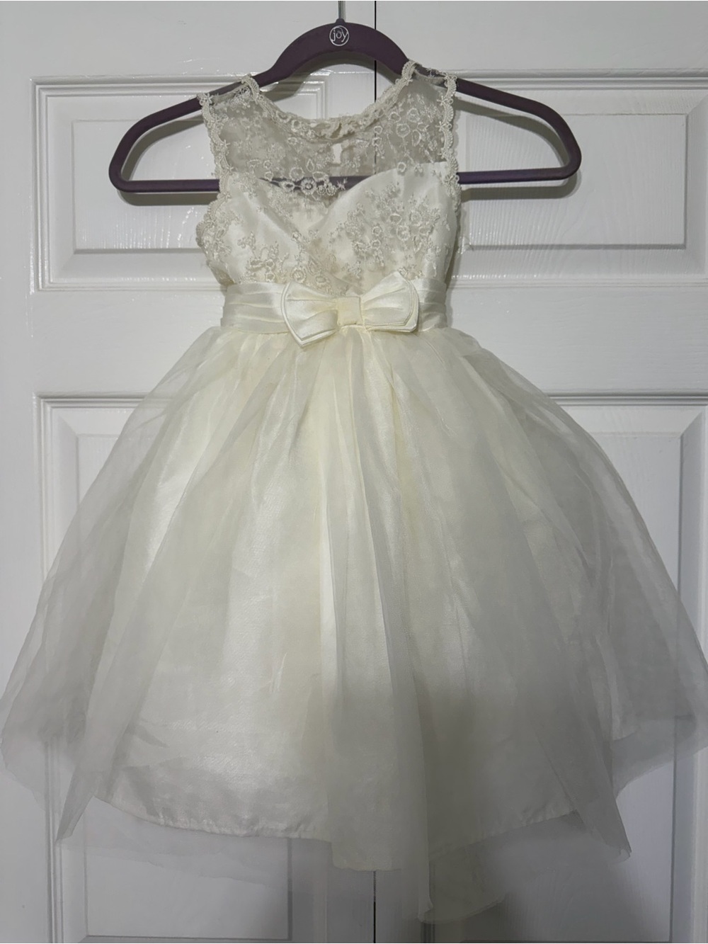 Nannette girl dress ivory size 6